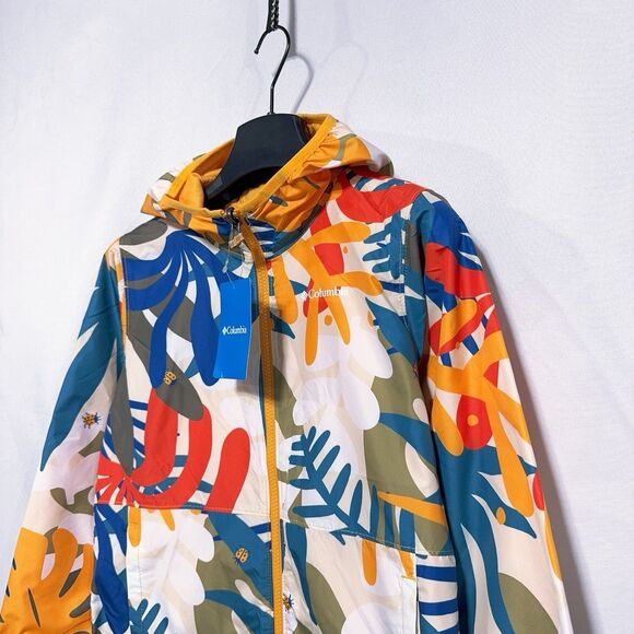 Columbia Pixel Grabber Youth S 8 Boys Girls Reversible Jacket Colorful Ladybug - Picture 3 of 7